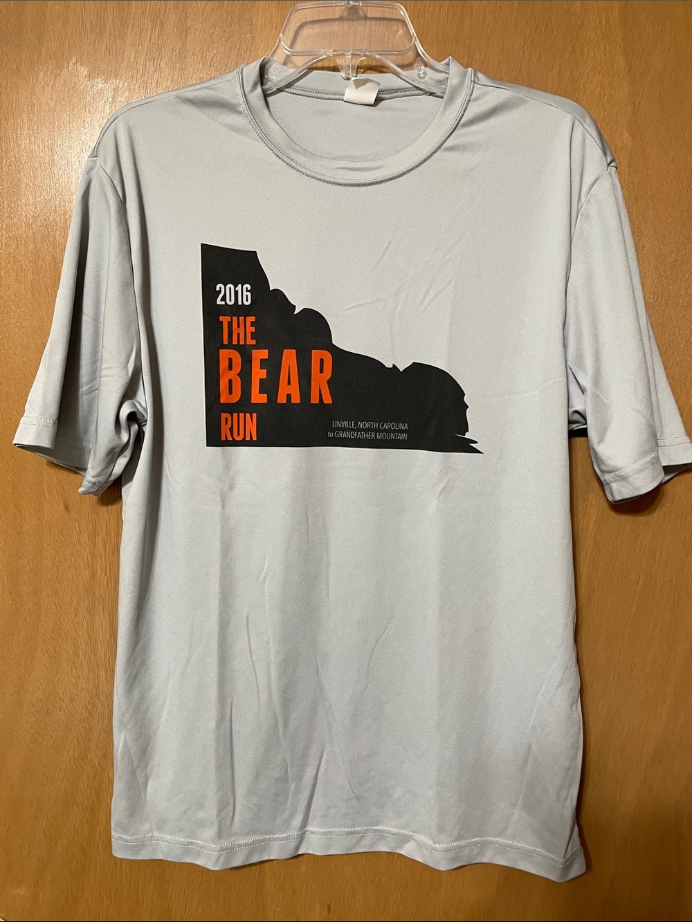 Sport-Tek Light Gray Short-Sleeve 'The Bear Run' Graphic Tee